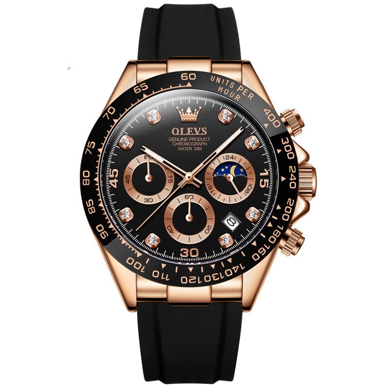 Multi-Function Sports Timing Quartz Men