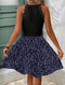 Women's Lace Slim Fit Patchwork Fashion Slim Sleeveless Dress