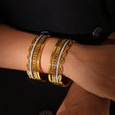 Buckle Bracelet Rhinestone Exaggerated Affordable Luxury Style