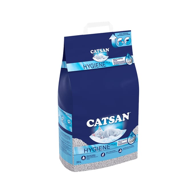 Catsan Hygiene Plus Non-Clumping Cat Litter 20L